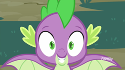 Size: 1920x1080 | Tagged: safe, imported from derpibooru, screencap, spike, molt down, discovery family logo, winged spike, wings