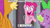 Size: 1920x1080 | Tagged: safe, artist:dtavs.exe, edit, edited screencap, editor:dtavs.exe, imported from derpibooru, screencap, pinkie pie, smolder, spike, dragon, earth pony, pony, molt down, discovery family logo, dragon wings, dragoness, faic, female, here's johnny, hooves, horns, image macro, mare, meme, open mouth, stone scales, teeth, text, wings, yuru yuri