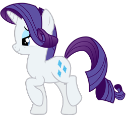 Size: 2168x1965 | Tagged: safe, artist:sonofaskywalker, imported from derpibooru, rarity, pony, unicorn, molt down, female, mare, simple background, smiling, solo, transparent background, vector