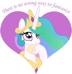 Size: 800x822 | Tagged: safe, artist:cloudy glow, artist:cloudyglow, imported from derpibooru, princess celestia, alicorn, pony, female, heart, mare, simple background, smiling, solo, there is no wrong way to fantasize, transparent background