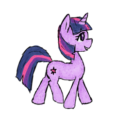 Size: 400x425 | Tagged: safe, artist:restartbob, imported from derpibooru, twilight sparkle, pony, unicorn, female, mare, simple background, solo, transparent background, unicorn twilight, walking