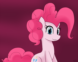 Size: 1280x1024 | Tagged: safe, artist:genericmlp, imported from derpibooru, pinkie pie, pony, female, simple background, solo