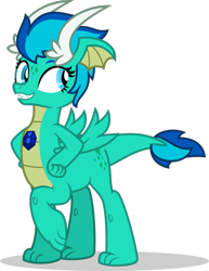 Size: 690x894 | Tagged: safe, artist:mlp-trailgrazer, imported from derpibooru, oc, oc only, oc:destiny, centaur, longma, taur, half-spirit, simple background, solo, transparent background