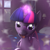 Size: 1024x1024 | Tagged: safe, artist:christian69229, imported from derpibooru, twilight sparkle, twilight sparkle (alicorn), alicorn, pony, 3d, bed, bust, female, imminent vore, looking at you, portrait, solo, source filmmaker, tongue out, twipred
