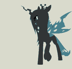 Size: 1024x988 | Tagged: safe, artist:styroponyworks, deleted from derpibooru, imported from derpibooru, queen chrysalis, female, simple background, solo