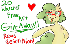 Size: 6500x4000 | Tagged: safe, artist:kiwiscribbles, imported from derpibooru, oc, oc only, oc:kiwi scribbles, pony, commission, cute, free art, glasses, heart, heart eyes, pencil, simple background, solo, transparent background, wingding eyes