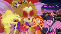 Size: 2048x1145 | Tagged: safe, editor:php77, imported from derpibooru, adagio dazzle, sunset shimmer, twilight sparkle, equestria girls