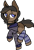 Size: 303x452 | Tagged: safe, artist:nootaz, imported from derpibooru, oc, oc only, oc:hoodie stripe, earth pony, pony, clothes, simple background, solo, transparent background