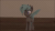 Size: 480x270 | Tagged: safe, artist:nightblood, imported from derpibooru, oc, oc:dew, bat pony, pony, 3d, animated, bat pony oc, female, gif, shrinking, solo, source filmmaker