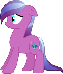 Size: 3956x4638 | Tagged: safe, artist:curvesandlines, imported from derpibooru, elbow grease, paradise (crystal pony), crystal pony, pony, absurd resolution, background pony, female, floppy ears, mare, paradise (g4), simple background, solo, transparent background, vector