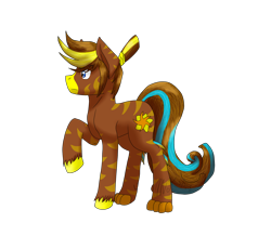 Size: 1794x1650 | Tagged: safe, artist:midnightfire1222, imported from derpibooru, oc, oc only, oc:leo, oc:leostar, earth pony, hybrid, pony, zebra, determined, simple background, solo, transparent background