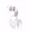 Size: 1259x1459 | Tagged: safe, artist:mad-maker-cat, imported from derpibooru, oc, oc only, pony, unicorn, clothes, female, mare, monochrome, simple background, solo, vest, white background