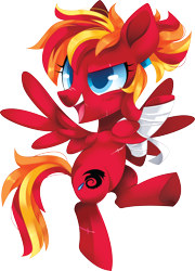 Size: 3316x4612 | Tagged: safe, artist:sorasku, imported from derpibooru, oc, oc only, oc:fire strike, pegasus, pony, female, mare, simple background, solo, transparent background