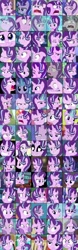 Size: 1008x3230 | Tagged: safe, edit, edited screencap, imported from derpibooru, screencap, firelight, starlight glimmer, pony, a hearth's warming tail, a royal problem, all bottled up, celestial advice, equestria girls, every little thing she does, mirror magic, no second prances, rock solid friendship, school daze, shadow play, the crystalling, the cutie map, the cutie re-mark, the maud couple, the parent map, to change a changeling, to where and back again, uncommon bond, spoiler:eqg specials, angry, biting, board game, boop, canterlot high, close-up, clothes, collage, compilation, cropped, crystal empire, cute, dragon pit, faic, female, filly, filly starlight glimmer, food, frown, glimmerbetes, glimmerposting, grin, headscarf, levitation, lidded eyes, lip bite, magic, meme, multeity, nervous, nervous grin, our town, popcorn, quiet, ragelight glimmer, raised eyebrow, s5 starlight, scarf, scrunchy face, self-boop, sire's hollow, smiling, sparkly eyes, squishy cheeks, starlight cluster, starlight says bravo, telekinesis, the many faces of starlight glimmer, tired, tongue bite, train station, trixie's puppeteering, twilight's castle, wall of tags, welcome home twilight, younger