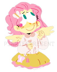 Size: 785x993 | Tagged: safe, artist:pinkiespresent, imported from derpibooru, fluttershy, equestria girls, female, hairclip, simple background, solo, transparent background
