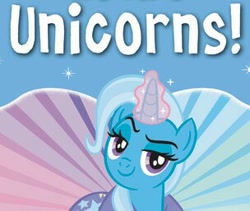 Size: 304x257 | Tagged: safe, imported from derpibooru, trixie, unicorn, captain obvious, meme, we are unicorns, wow! glimmer