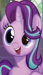 Size: 717x1237 | Tagged: safe, imported from derpibooru, starlight glimmer, pony, unicorn, cursed crusaders, ponyville mysteries, cropped, cute, female, glimmerbetes, mare, official, smiling, solo