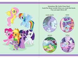 Size: 480x360 | Tagged: safe, imported from derpibooru, applejack, fluttershy, pinkie pie, rainbow dash, rarity, spike, starlight glimmer, twilight sparkle, twilight sparkle (alicorn), alicorn, cupcake, food, mane seven, mane six, meet starlight glimmer