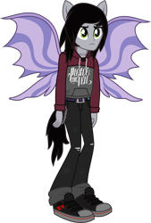 Size: 1415x2098 | Tagged: safe, artist:lightningbolt, derpibooru exclusive, imported from derpibooru, human, equestria girls, .svg available, belt, chains, clothes, confused, disguise, disguised siren, emo, equestria girls-ified, fin wings, hair over one eye, hoodie, humanized, indifferent, jeans, jewelry, kellin quinn, male, necklace, pants, pierce the veil, ponied up, pony ears, ripped jeans, seatbelt belt, shirt, shoes, show accurate, simple background, sleeping with sirens, sneakers, solo, svg, tailed humanization, transparent background, undershirt, vector, wings