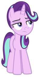 Size: 1500x2841 | Tagged: safe, artist:sketchmcreations, imported from derpibooru, starlight glimmer, pony, unicorn, the parent map, annoyed, aside glance, female, frown, mare, sideways glance, simple background, solo, tired, transparent background, vector