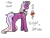 Size: 1600x1200 | Tagged: safe, artist:jaysey, imported from derpibooru, oc, oc only, pony, unicorn, color palette, crown, cutie mark, jewelry, male, offspring, parent:big macintosh, parent:twilight sparkle, parents:twimac, regalia, scar, simple background, solo, stallion, transparent background, unshorn fetlocks