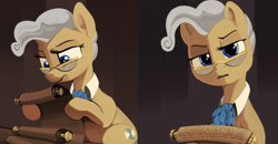 Size: 884x460 | Tagged: safe, artist:dimfann, edit, imported from derpibooru, mayor mare, earth pony, pony, copypasta, female, looking at you, mare, meme, navy seal copypasta, ponified, samuel johnson, scroll, solo, vulgar, what the fuck am i reading