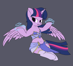 Size: 1200x1080 | Tagged: safe, artist:andelai, imported from derpibooru, twilight sparkle, alicorn, pony, belly button, clothes, female, mare, midriff, simple background, solo, twilight sparkle (alicorn), warcraft, world of warcraft