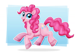 Size: 1600x1131 | Tagged: safe, artist:jotakaanimation, imported from derpibooru, pinkie pie, earth pony, pony, female, mare, simple background, solo