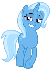 Size: 6695x9285 | Tagged: safe, artist:kuren247, imported from derpibooru, trixie, pony, unicorn, absurd resolution, crossed hooves, cute, diatrixes, female, grin, lidded eyes, mare, shit eating grin, simple background, smiling, smug, solo, transparent background