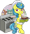 Size: 1470x1717 | Tagged: safe, artist:xwhitedreamsx, imported from derpibooru, lemon hearts, pony, unicorn, apron, baking, bipedal, clothes, cookie, cute, female, food, mare, oven, oven mitts, simple background, smiling, solo, transparent background