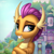 Size: 3000x3000 | Tagged: safe, artist:setharu, imported from derpibooru, smolder, dragon, arms folded, crossed arms, cute, digital art, dragoness, female, grin, high res, smiling, smolderbetes, solo