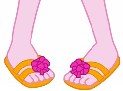 Size: 2226x1656 | Tagged: safe, artist:g-side sf, artist:gabosor, edit, imported from derpibooru, pinkie pie, equestria girls, equestria girls series, cropped, feet, female, legs, pictures of legs, sandals, simple background, solo, white background