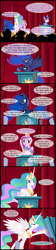 Size: 1047x4689 | Tagged: safe, artist:bronybyexception, artist:dashiesparkle, artist:luckreza8, artist:parclytaxel, imported from derpibooru, princess cadance, princess celestia, princess flurry heart, princess luna, twilight sparkle, alicorn, pony, bam zoom straight to the moon, comic, crown, disembodied hoof, disembodied hooves, eyes closed, female, jewelry, mare, open mouth, regalia, straight to the moon, this will end in tears, to the moon, twilight sparkle (alicorn), tyrant cadance, tyrant celestia, tyrant luna, tyrant sparkle, vulgar