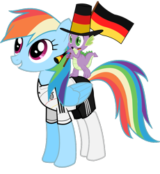 Size: 827x900 | Tagged: safe, artist:isegrim87, edit, imported from derpibooru, rainbow dash, clothes, flag, football, germany, simple background, socks, sports, transparent background, vector