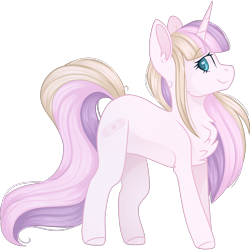 Size: 2048x2048 | Tagged: safe, artist:cinnamontee, imported from derpibooru, oc, oc only, oc:babydoll, pony, unicorn, female, high res, mare, simple background, solo, transparent background