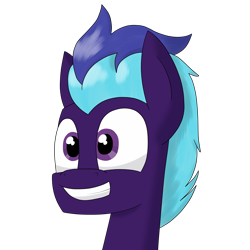 Size: 3000x3000 | Tagged: safe, artist:moonatik, imported from derpibooru, oc, oc only, oc:endless night, pony, bust, commission, male, simple background, smiling, solo, stallion, transparent background