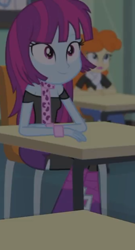 Size: 340x630 | Tagged: safe, imported from derpibooru, screencap, golden hazel, mystery mint, equestria girls, equestria girls series, the last day of school, background human, cropped, female