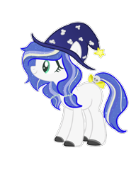 Size: 1000x1300 | Tagged: safe, artist:itsderix, imported from derpibooru, oc, oc only, earth pony, pony, bow, female, hat, mare, simple background, solo, tail bow, transparent background, witch hat