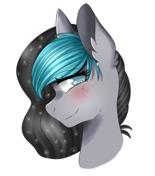 Size: 1500x1700 | Tagged: safe, artist:adostume, imported from derpibooru, oc, oc only, pony, blushing, simple background, smiling, solo, transparent background