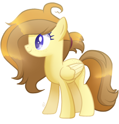 Size: 1366x1416 | Tagged: safe, artist:sugaryicecreammlp, imported from derpibooru, oc, oc only, oc:ivory buttercup, pegasus, pony, female, mare, simple background, solo, transparent background