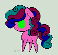 Size: 119x114 | Tagged: safe, artist:icicle212, imported from derpibooru, oc, oc only, oc:mellow paint, earth pony, pony, chibi, female, mare, picture for breezies, solo