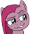 Size: 989x1119 | Tagged: safe, artist:underwoodart, imported from derpibooru, pinkie pie, earth pony, pony, bust, dreamworks face, faic, female, pinkamena diane pie, portrait, simple background, smug, smugdash, solo, transparent background