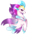 Size: 1203x1391 | Tagged: safe, artist:beanbunn, imported from derpibooru, queen novo, seapony (g4), my little pony: the movie, bioluminescent, blushing, clothes, colored pupils, colored wings, crown, eyelashes, female, fin wings, fins, fish tail, jewelry, purple eyes, purple tail, purple wings, regalia, see-through, signature, simple background, smiling, smiling at you, solo, tail, transparent background, white background, wings