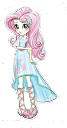 Size: 540x1024 | Tagged: safe, artist:php77, editor:php77, imported from derpibooru, fluttershy, equestria girls, equestria girls series, clothes, dress, eqg promo pose set, female, simple background, solo, transparent background