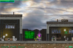Size: 1200x800 | Tagged: safe, artist:empalu, imported from derpibooru, screencap, oc, oc only, oc:littlepip, pony, unicorn, zebra, fallout equestria, game: fallout equestria: remains, clothes, cutie mark, cyrillic, fan game, fanfic, female, game, game screencap, glowing horn, gun, handgun, hooves, horn, jumpsuit, levitation, magic, map, mare, npc, pipbuck, pistol, platformer, russian, telekinesis, text, vault suit, video game, weapon