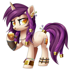 Size: 1024x1016 | Tagged: safe, artist:centchi, imported from derpibooru, oc, oc only, oc:brazen grimoire, pony, unicorn, eyeshadow, female, makeup, mare, simple background, solo, transparent background, watermark