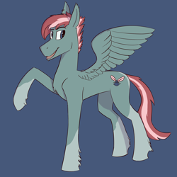 Size: 2000x2000 | Tagged: safe, artist:cascade, artist:thedarksideofthefandom, imported from derpibooru, oc, oc only, oc:cascade script, pegasus, pony, simple background, solo, wings