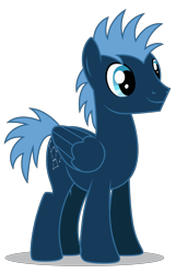 Size: 3357x5200 | Tagged: safe, artist:dragonchaser123, imported from derpibooru, star hunter, pegasus, pony, pinkie pride, absurd resolution, background pony, male, simple background, smiling, solo, stallion, transparent background, vector