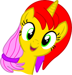 Size: 1089x1144 | Tagged: safe, artist:terminalhash, imported from derpibooru, oc, oc only, oc:rouzfirecarrot, pony, hi anon, meme, simple background, solo, transparent background, vector