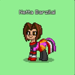 Size: 838x839 | Tagged: safe, imported from derpibooru, pony, pony town, eurovision song contest, netta toy, solo